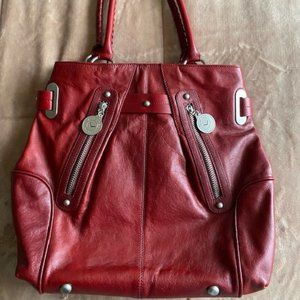 Via Spiga Burgundy Handbag